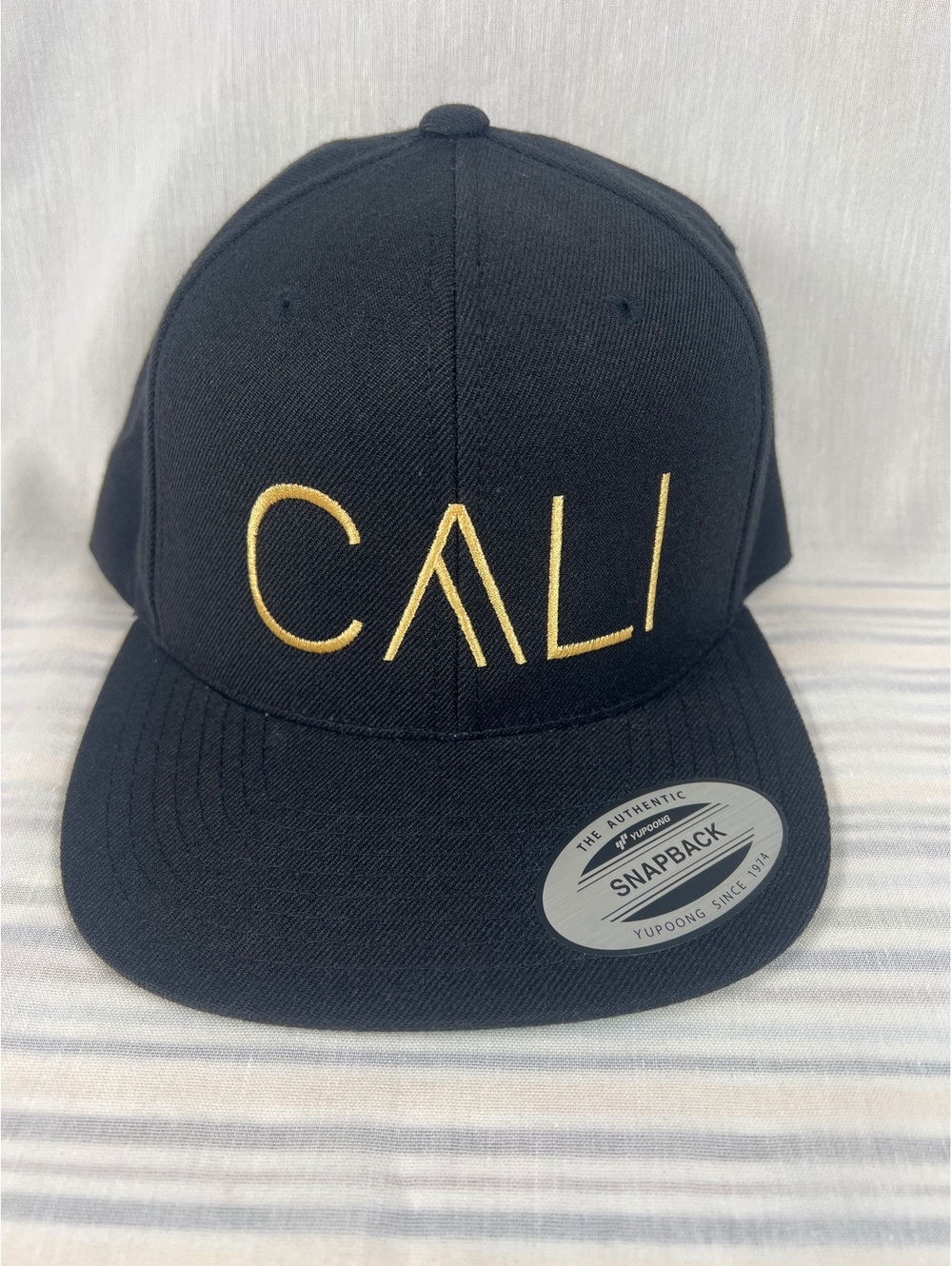 "Cali" Yupoong The Classics Flat Brim Snapback Baseball Hat
